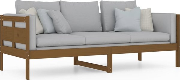 vidaXL Κρεβάτι ημέρας, κεραμιδί καφέ, από πεύκο, 80x200 cm