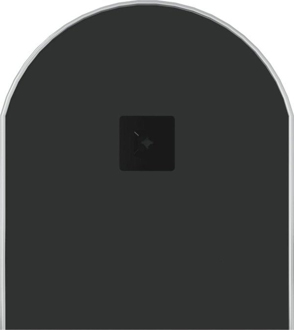 vidaXL Οβάλ ασημένιος καθρέπτης τοίχου 80x35 cm