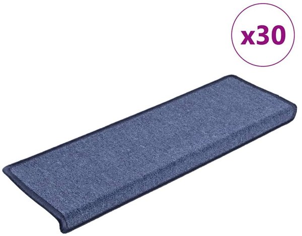VidaXL Αυτοκόλλητα Πατήματα Σκάλας, 30τμχ, 65x25 εκ., Μπλε