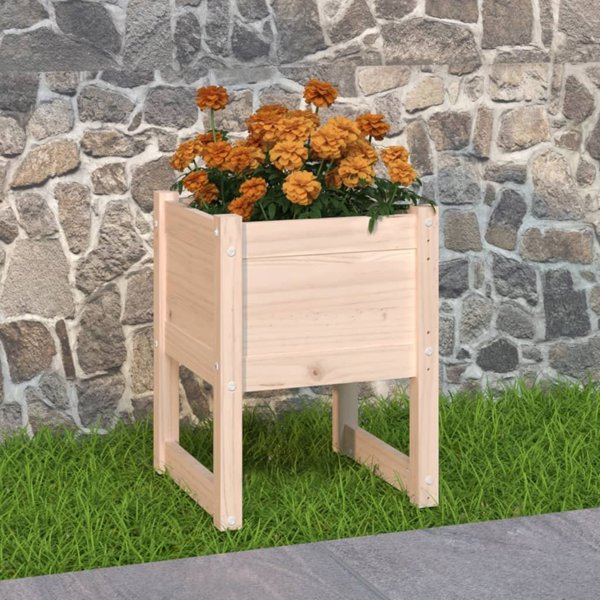 vidaXL vidaXL Donica, 40x40x52,5 cm, lite drewno sosnowe