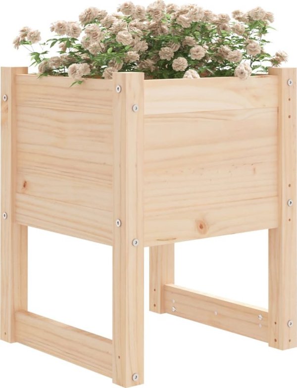 vidaXL vidaXL Donica, 40x40x52,5 cm, lite drewno sosnowe
