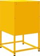 vidaXL Szafki nocne, 2 szt., musztardowe, 36x39x60,5 cm, stal