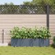 vidaXL Γλάστρες Κήπου με Σύστημα Αυτοποτισμού, 4 Τεμάχια, Ανοιχτό Γκρι