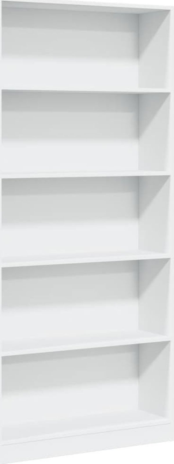 vidaXL Ράφι, λευκό, 80x24x176 εκ., από ξύλινο συνθετικό υλικό