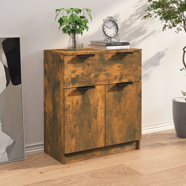 vidaXL Ντουλάπα καπνιστή δρυς 60x30x70 cm, υλικό ξύλου