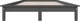Γκρι σκελετός κρεβατιού vidaXL 160x200 cm από μασίφ ξύλο πεύκου