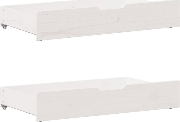 vidaXL Κρεβάτι χωρίς Στρώμα, Λευκό, 200x200 εκ, Στερεό Πεύκο