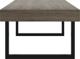 vidaXL Stolik kawowy, γκρι-μαύρο, 120x60x40 cm, MDF και σίδηρος