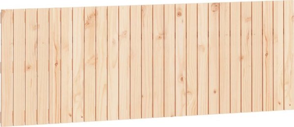 vidaXL Κεφαλάρι κρεβατιού 166x3x60 cm από μασίφ ξύλο πεύκου