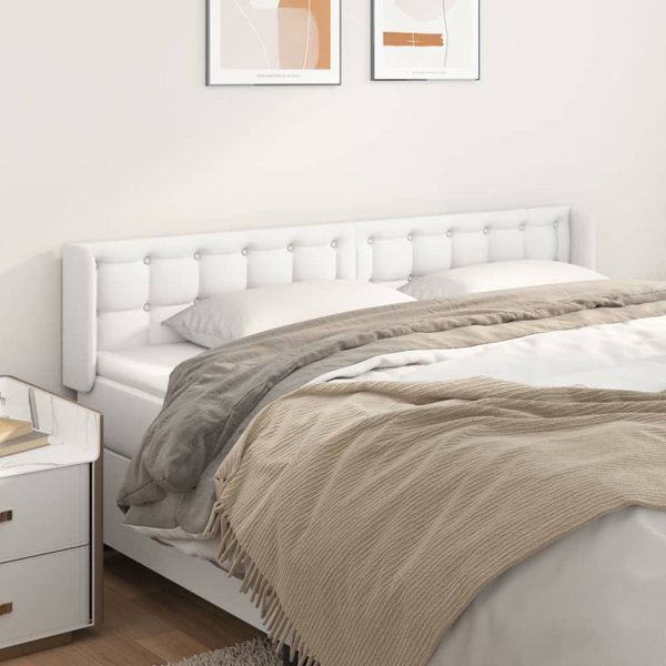 vidaXL Zaglowek uszak, leuko, 163x16x78/88 cm, korymeno derma