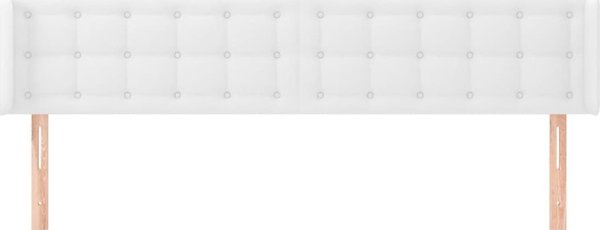 vidaXL Zaglowek uszak, leuko, 163x16x78/88 cm, korymeno derma