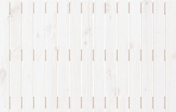 vidaXL Κεφαλάρι κρεβατιού, λευκό, 95,5x3x60 cm, μασίφ πεύκο