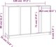 vidaXL Ντουλάπι, μελί καφέ, 120x35x80 εκ., μασίφ πεύκο