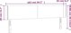 vidaXL Κεφαλάρι κρεβατιού με LED, λευκό, 163x16x78/88 εκ., τεχνόδερμα