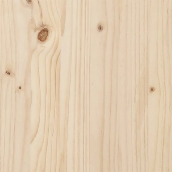 vidaXL Λάτζα με ράφι 120x200 εκ. από πεύκο χωρίς στρώμα