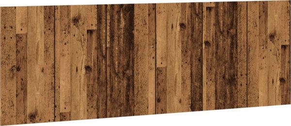 vidaXL Wezglowie lozka, stare drewno, 240x1,5x80 cm