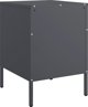 vidaXL Szafki nocne, 2 szt., antracytowe, 36x39x50,5 cm, stal