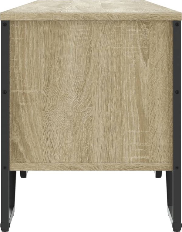 vidaXL Έπιπλο τηλεόρασης από δρυς sonoma, 180x34x41 cm, από μοριοσανίδα