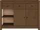 vidaXL Συρταριέρα, μέλι καφέ, 100x35x74 εκ, μασίφ πεύκο