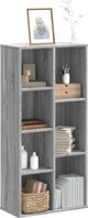 vidaXL Ράφι Γκρι Sonoma Δρυς 50x25x105 cm Ξυλοπολυτό Υλικό