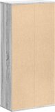 vidaXL Ράφι Γκρι Sonoma Δρυς 50x25x105 cm Ξυλοπολυτό Υλικό