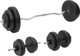 vidaXL Sztanga i hantle z obciaznikami, 60 kg