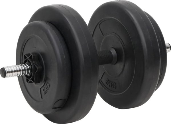 vidaXL Sztanga i hantle z obciaznikami, 60 kg