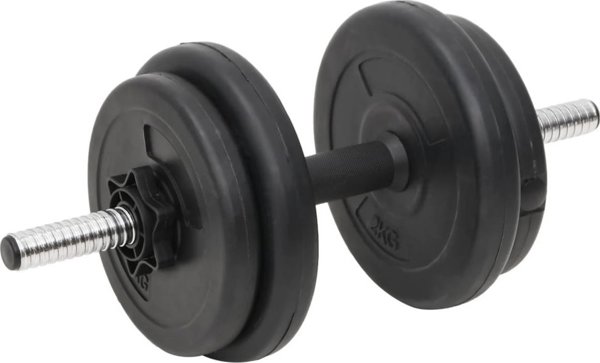 vidaXL Sztanga i hantle z obciaznikami, 60 kg