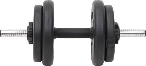 vidaXL Sztanga i hantle z obciaznikami, 60 kg