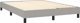 vidaXL Κρεβάτι Continental με Στρώμα, Ανοιχτό Γκρι, Ύφασμα, 140x200 εκ.