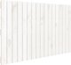 vidaXL Κεφαλάρι κρεβατιού λευκό 108x3x60 cm από μασίφ πεύκο