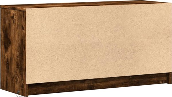 vidaXL Szafka pod TV z LED przydymiony dab 100x34x50 cm