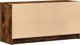 vidaXL Szafka pod TV z LED przydymiony dab 100x34x50 cm