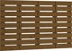 vidaXL Κεφαλάρι κρεβατιού σε μέλι καφέ 81x3x63 cm από μασίφ πεύκο