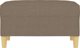 vidaXL υποπόδιο taupe ταπετσαρισμένο με ύφασμα 70x55x41 cm