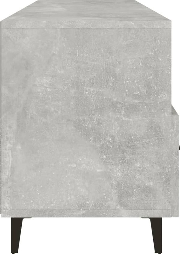 vidaXL Επίπλο Τηλεόρασης, Beton Γκρι, 102x35x50 cm