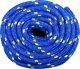 vidaXL Linka zeglarska, niebieska, 20 mm, 100 m, polipropylen