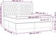 vidaXL Κρεβάτι κοντινεντάλ 180x200 cm υφασμάτινο σκούρο γκρι