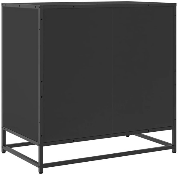 vidaXL Συρταριέρα Μαύρη 70x41x70 cm από Υλικό Τύπου Ξύλου