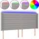 vidaXL Zaglozek giatou me LED, asprogkri, 163x16x118/128 cm, yfasma