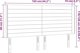 vidaXL Zaglozek giatou me LED, asprogkri, 163x16x118/128 cm, yfasma