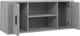 vidaXL Ερμάριο Τηλεόρασης, Γκρι Δρυς Sonoma, 100x35x40 cm