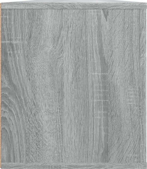 vidaXL Ερμάριο Τηλεόρασης, Γκρι Δρυς Sonoma, 100x35x40 cm