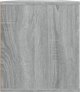 vidaXL Ερμάριο Τηλεόρασης, Γκρι Δρυς Sonoma, 100x35x40 cm