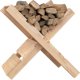 vidaXL Stojak na drewno, 47x39,5x48 cm, drewno sosnowe
