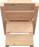 vidaXL Stojak na drewno, 47x39,5x48 cm, drewno sosnowe
