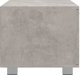 vidaXL Έπιπλο τηλεόρασης, σκουρόχρωμο γκρι, 120x40,5x35 εκ.