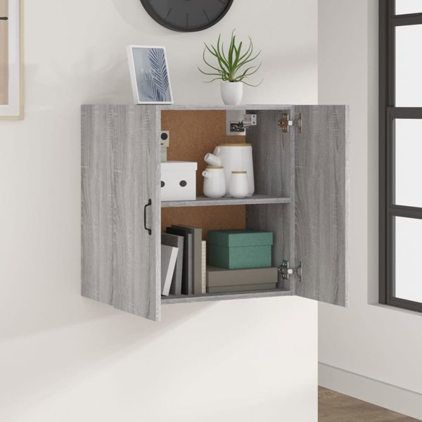 vidaXL Szafka scienna szary dab sonoma 60x31x60 cm