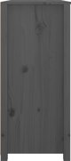 vidaXL vidaXL Komoda, szary, 100x40x90 cm, lite drewno sosnowe