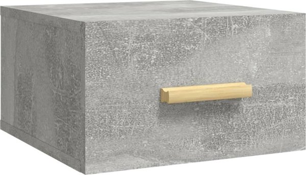 vidaXL Κρεμαστή κομοδίνα γκρι τσιμέντου 35x35x20 cm